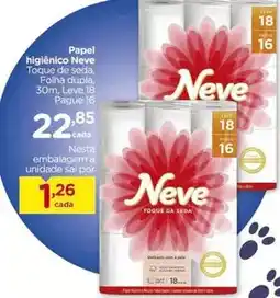 Carrefour Neve - papel higiênico oferta