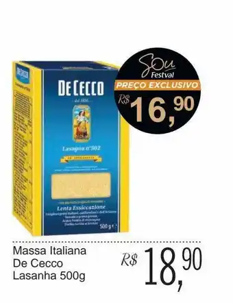 Festval Massa Italiana De Cecco Lasanha oferta