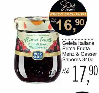 Festval Geleia Italiana Prima Frutta Menz & Gasser Sabores oferta