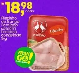 Frangolândia Filezinho de frango Perdigão sassami bandeja congelada oferta