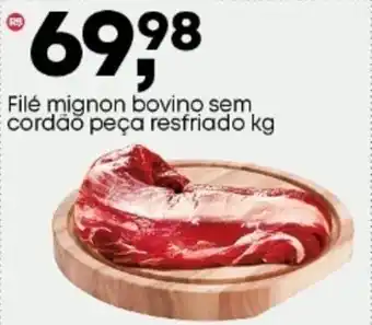 Frangolândia Filé mignon bovino sem cordão peça resfriado oferta