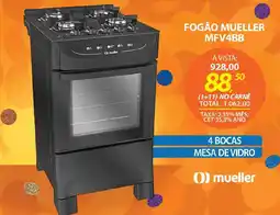 Lojas Cem Fogão mueller MFV4BB oferta