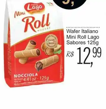 Festval Wafer Italiano Mini Roll Lago Sabores oferta
