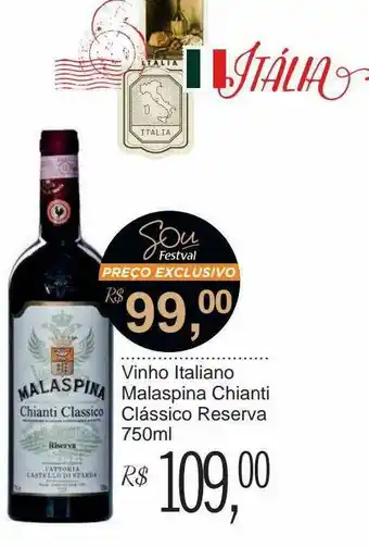 Festval Vinho Italiano Malaspina Chianti Clássico Reserva oferta