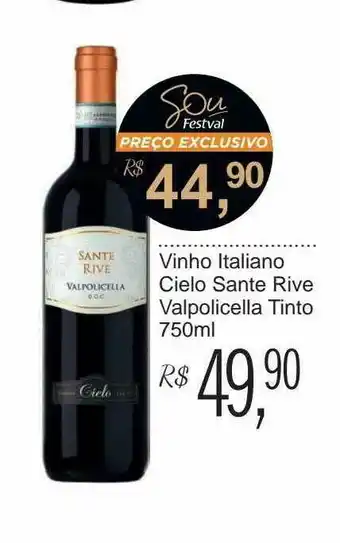 Festval Vinho Italiano Cielo Sante Rive Valpolicella Tinto oferta