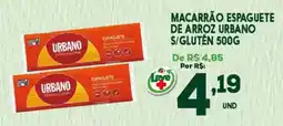 Araújo Supermercados Macarrão espaguete de arroz urbano s/glutén oferta