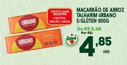 Araújo Supermercados Macarrão de arroz talharim urbano s/glúten oferta