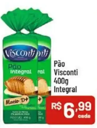 Supermercados Goes Pão Visconti Integral oferta