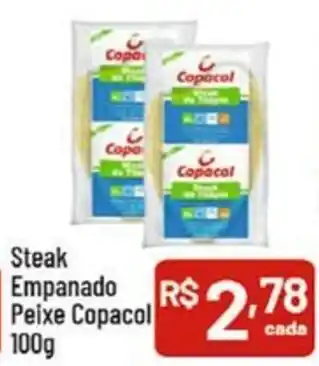 Supermercados Goes Steak Empanado Peixe Copacol oferta