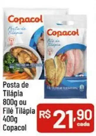 Supermercados Goes Posta de Tilápia  ou File Tilapia Copacol oferta