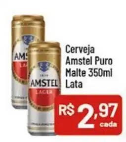 Supermercados Goes Cerveja Amstel Puro Malte Lata oferta