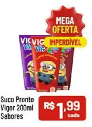 Supermercados Goes Suco Pronto Vigor Sabores oferta