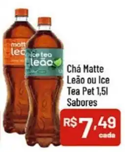 Supermercados Goes Chá Matte Leão ou Ice Tea Pet Sabores oferta