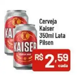 Supermercados Goes Cerveja Kaiser  Lata Pilsen oferta