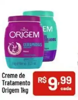 Supermercados Goes Creme de Tratamento Origem oferta