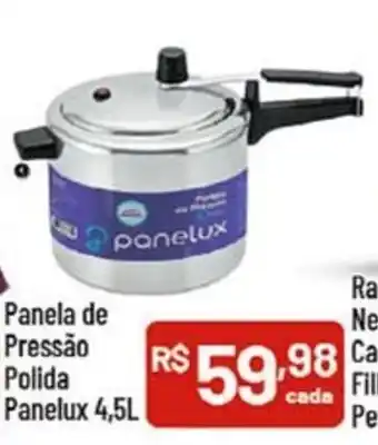 Supermercados Goes Panela de Pressão Polida Panelux oferta