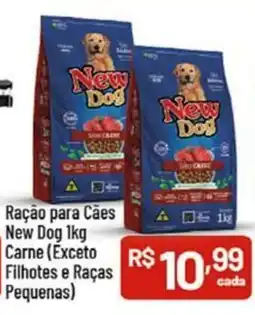 Supermercados Goes Ração para Cães New Dog Carne oferta