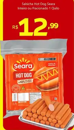 Unicompra Salsicha Hot Dog Seara Inteiro ou Fracionado oferta