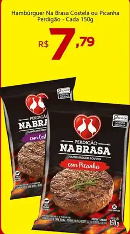 Unicompra Hambúrguer Na Brasa Costela ou Picanha Perdigão - Cada oferta