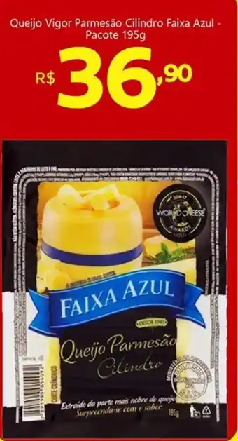 Unicompra Queijo Vigor Parmesão Cilindro Faixa Azul - Pacote oferta