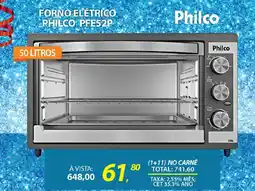 Lojas Cem Forno elétrico PHILCO PFE52P oferta