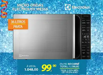 Lojas Cem Micro-ondas electrolux me36s oferta