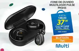 Lojas Cem Fone de ouvido multilaser pulse ph345 oferta