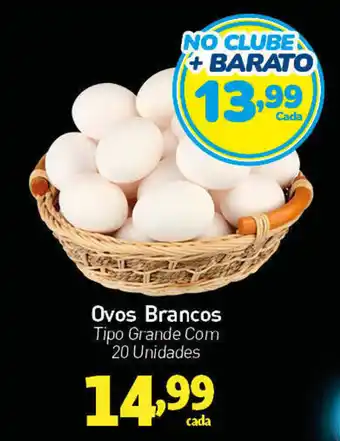 Rede Bom Lugar Ovos Brancos oferta