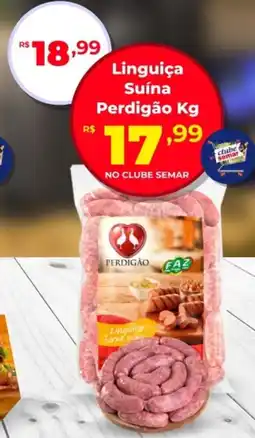 Semar Supermercado Linguiça Suína Perdigão oferta