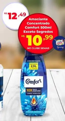 Semar Supermercado Amaciante Concentrado Comfort Exceto Segredos oferta