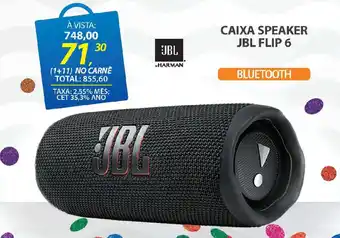 Lojas Cem Caixa speaker JBL FLIP 6 oferta