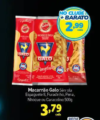 Rede Bom Lugar Macarrão Galo oferta