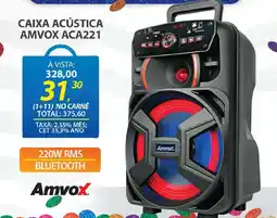 Lojas Cem Caixa acústica amvox aca221 oferta