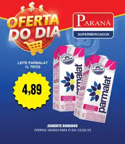 Supermercados Paraná Leite parmalat tipos oferta