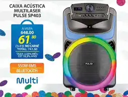 Lojas Cem Caixa acústica multilaser pulse sp403 oferta