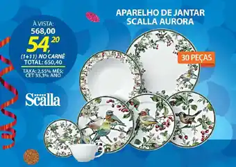 Lojas Cem Aparelho de jantar scalla aurora oferta