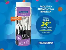 Lojas Cem Faqueiro tramontina ipanema oferta