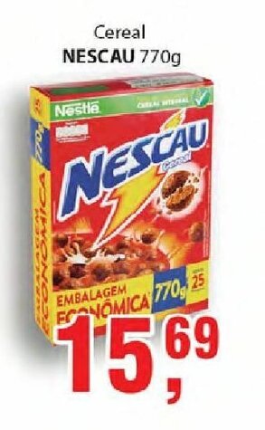 Supermercados Mundial Cereal Nescau 770g oferta