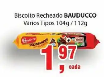 Supermercados Mundial Biscoito Recheado Bauducco 104g/112g oferta