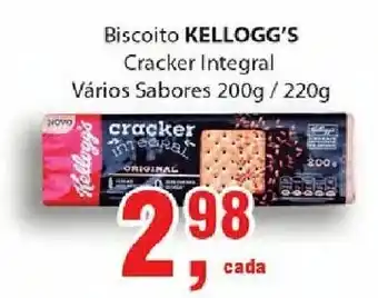 Supermercados Mundial Biscoito Kellogg's 200g/220g oferta