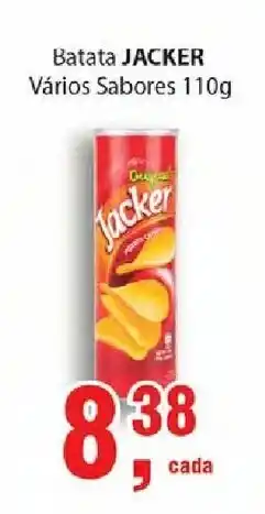 Supermercados Mundial Batata Jacker varios Sabores 110g oferta