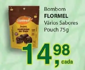 Supermercados Mundial Bombom Flormel varios Sabores 75g oferta