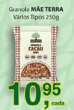 Supermercados Mundial Granola Mae Terra 250g oferta