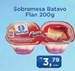 Supermercados Mundial Sobremesa Batavo Flan 200g oferta