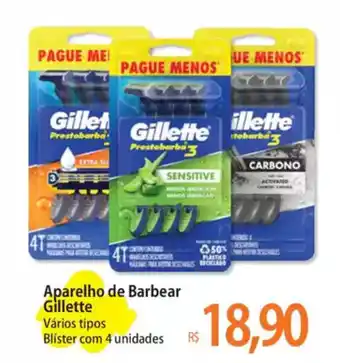 Atacadão Aparelho de Barbear Gillette oferta