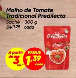 Dia Molho de Tomate Tradicional Predilecta oferta