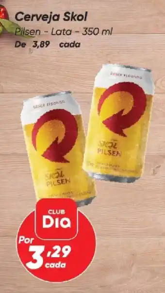 Dia Cerveja Skol Pilsen - Lata oferta