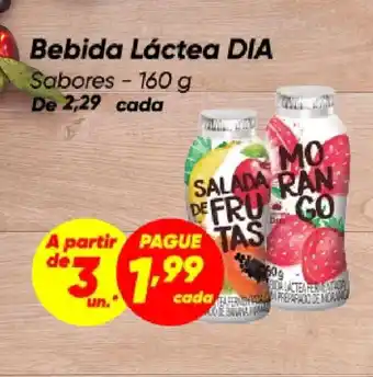 Dia Bebida Láctea DIA Sabores oferta