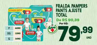 Araújo Supermercados Fralda pampers pants ajuste total oferta