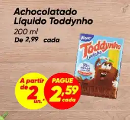 Dia Achocolatado Líquido Toddynho oferta